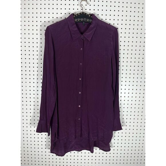 Eileen Fisher button silk dress size S - Picture 1 of 6